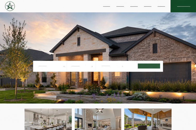 Example real estate agent website built by Arlington Web Dev